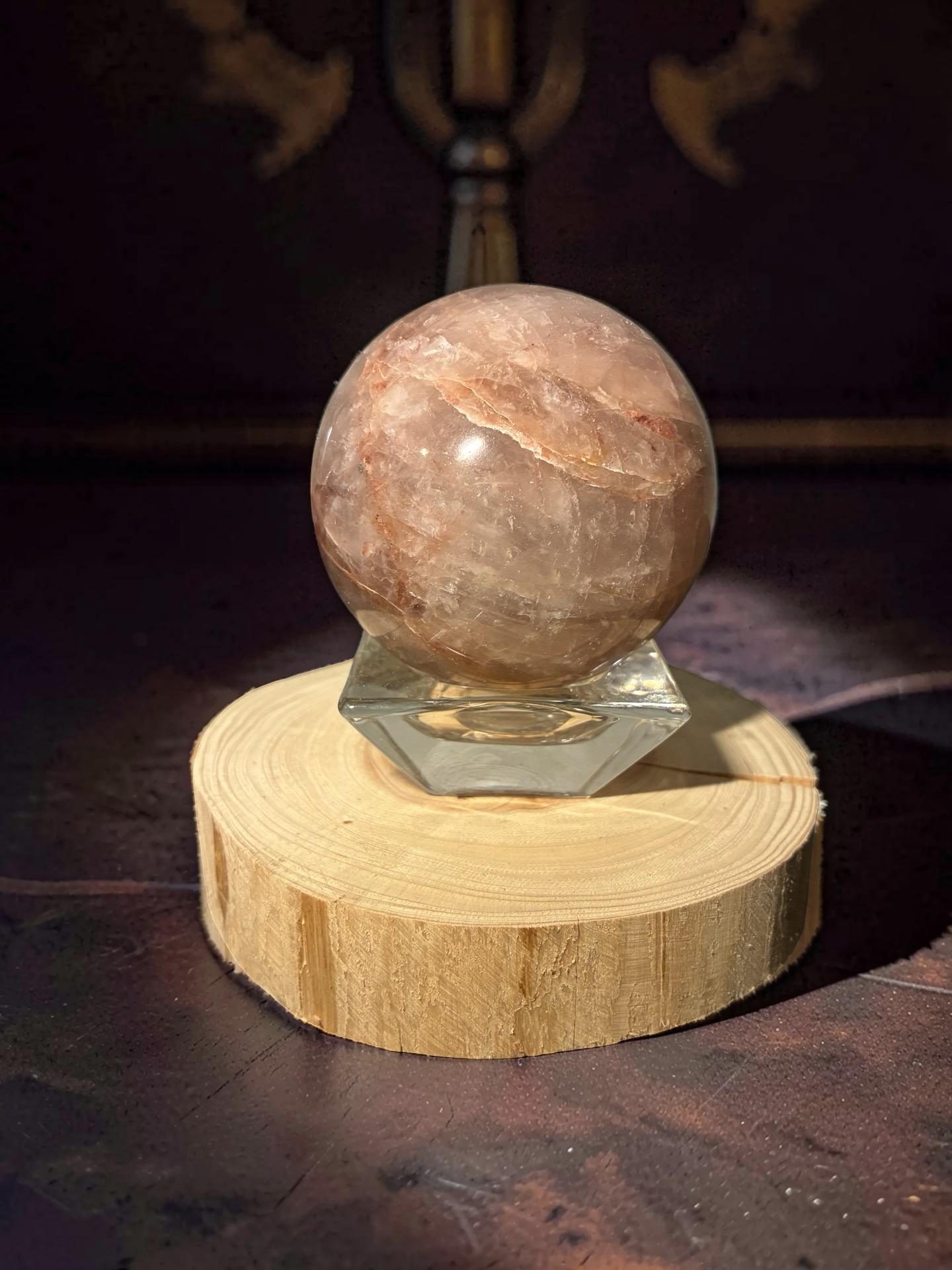 Fire Quartz sphere