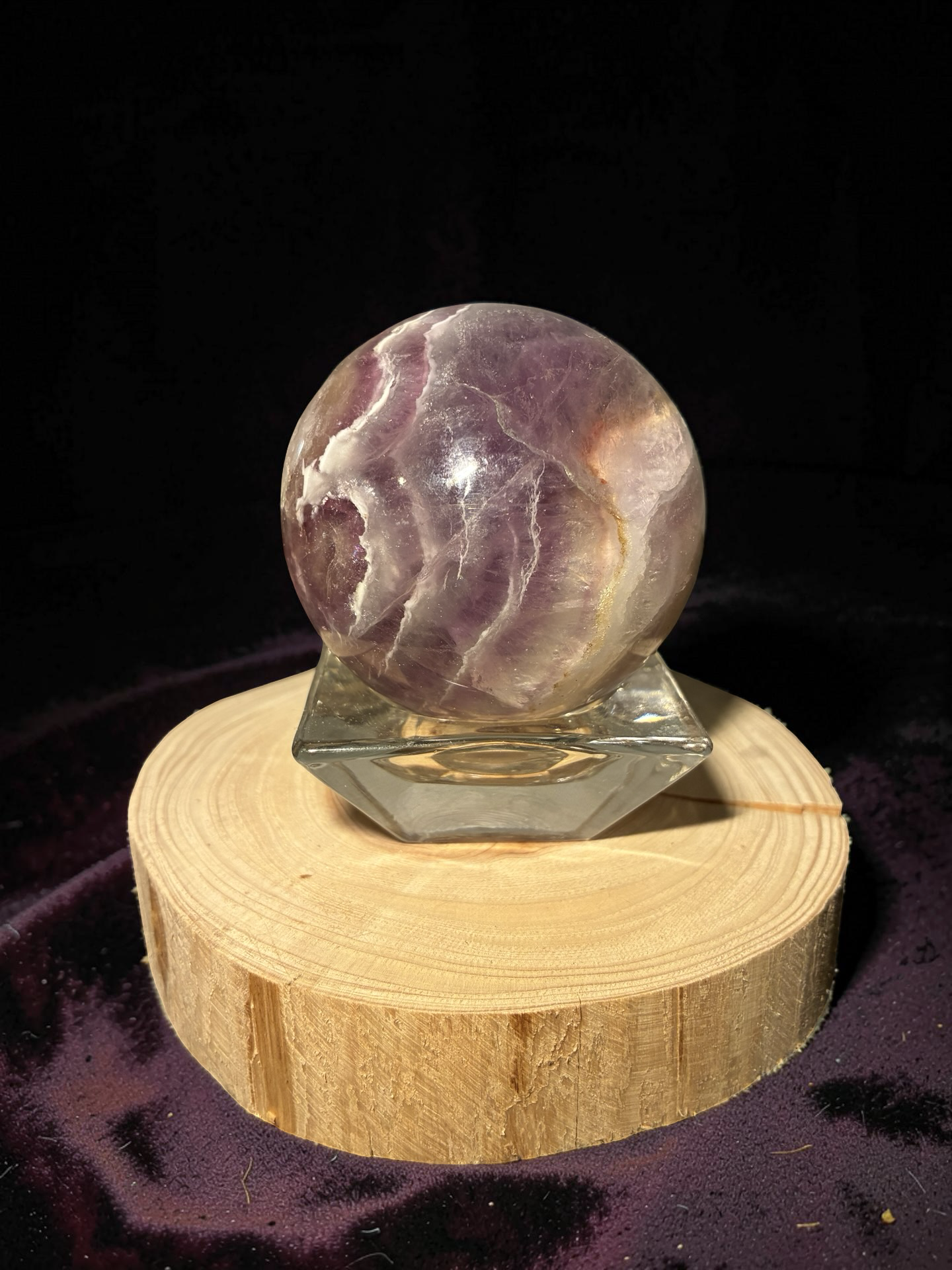Fluorite sphere