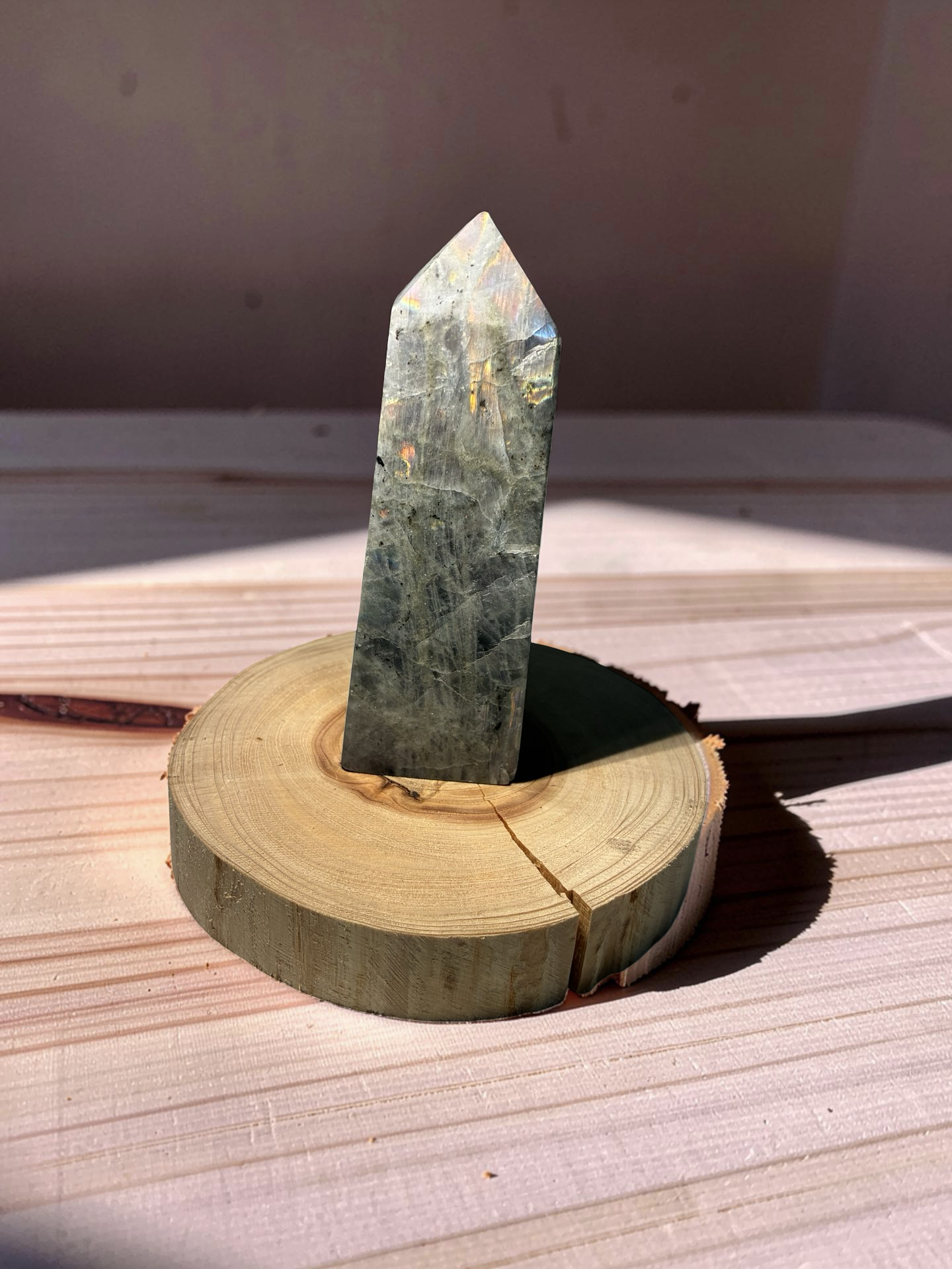 Labradorite tower