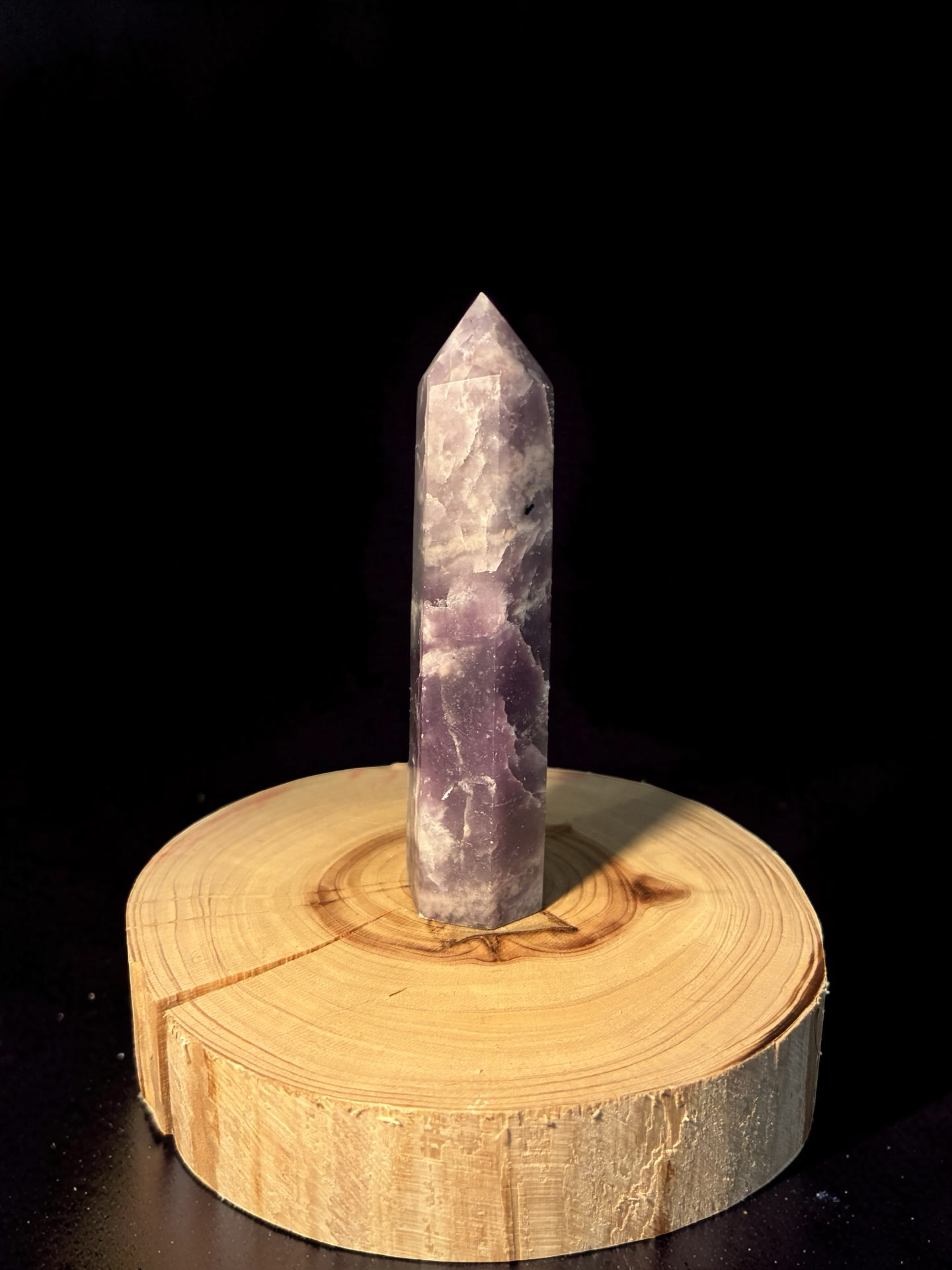 Lepidolite tower