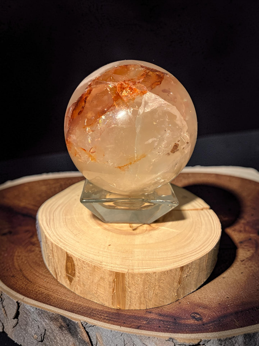 Fire Quartz sphere