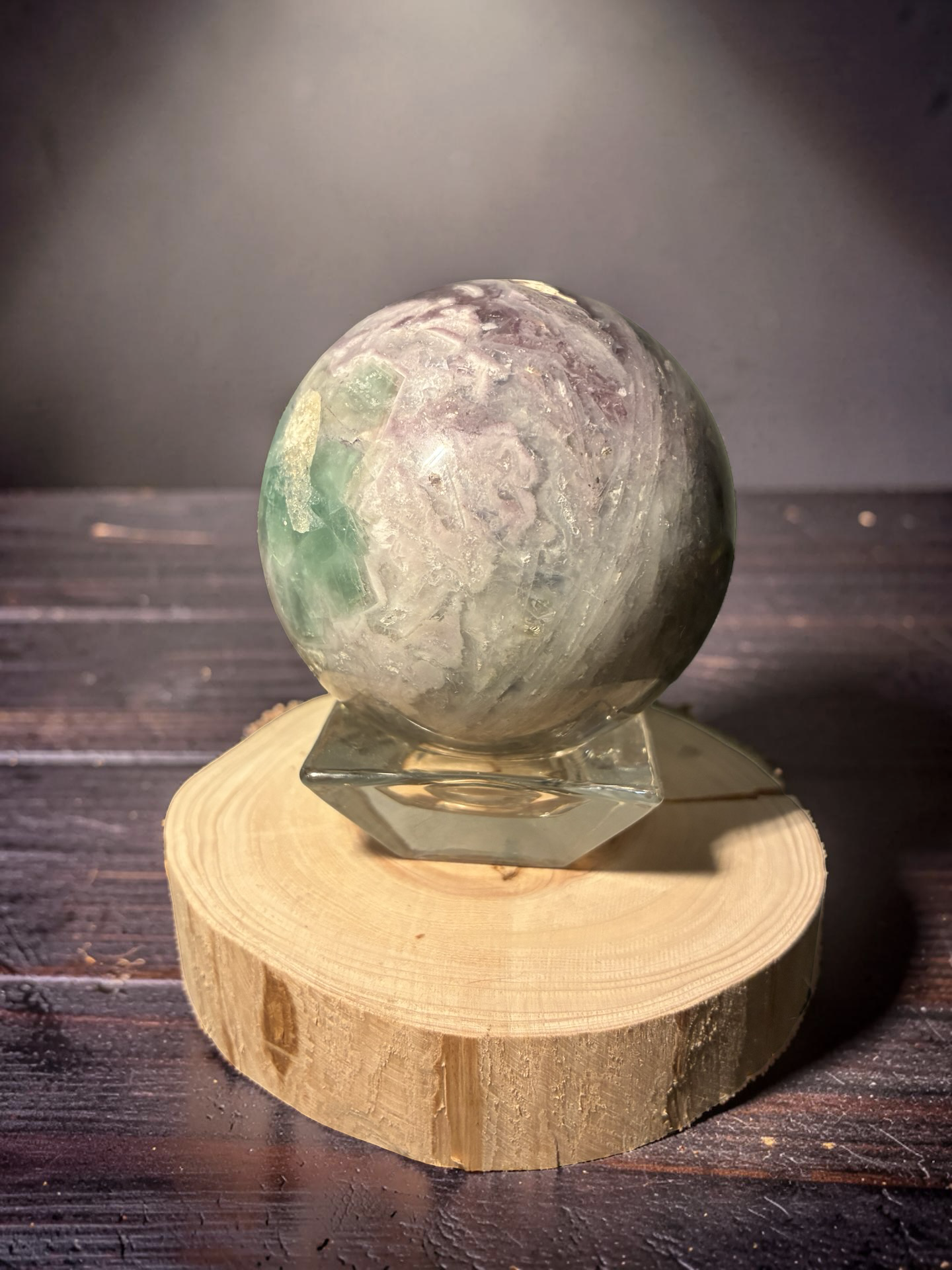 Fluorite sphere