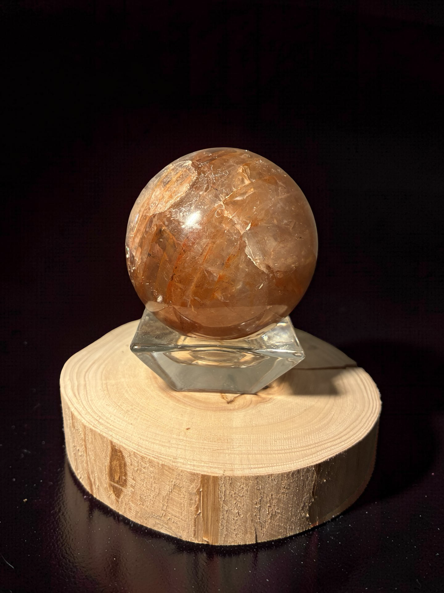 Fire Quartz sphere