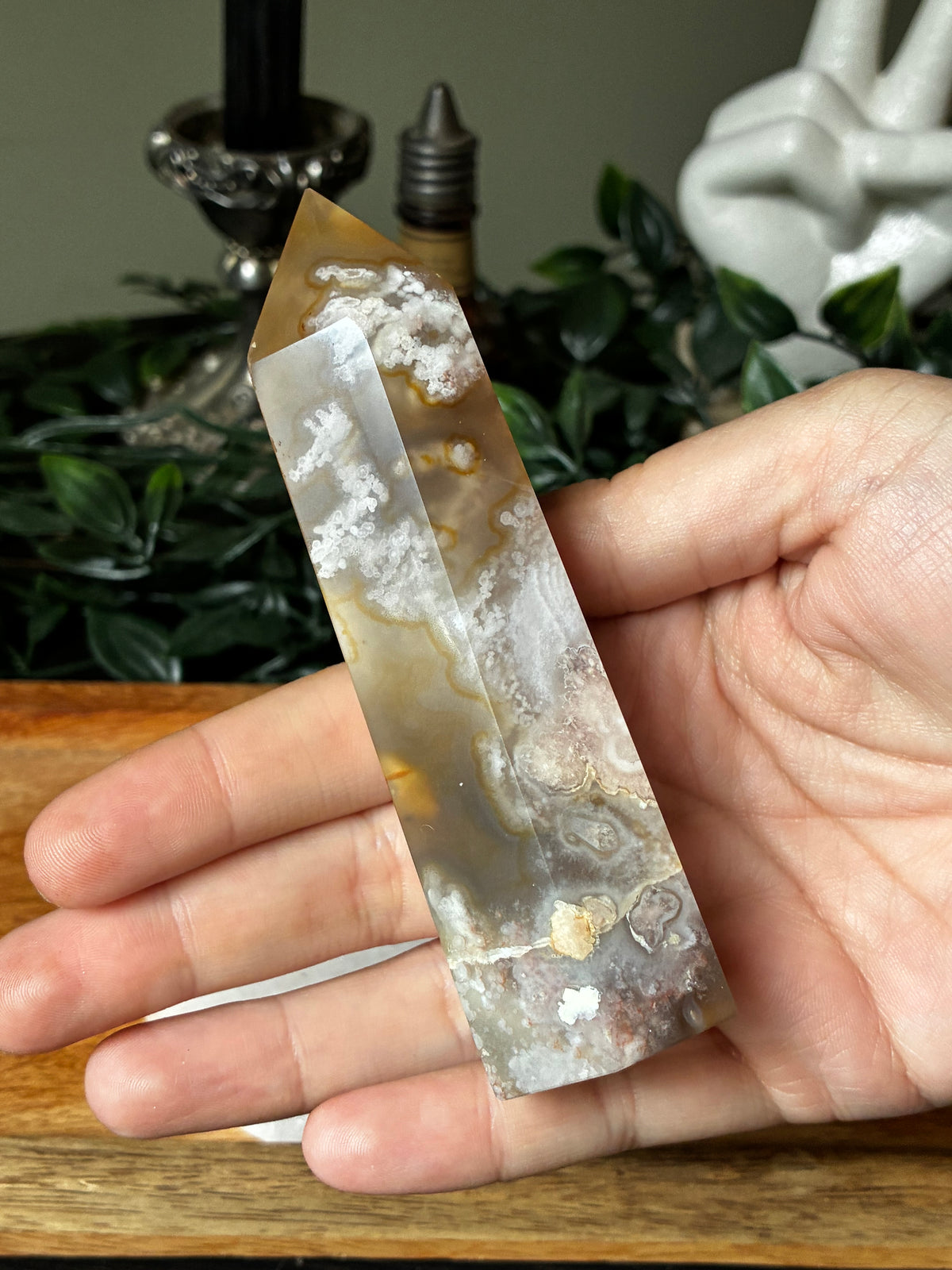 Dark Flower Agate Tower