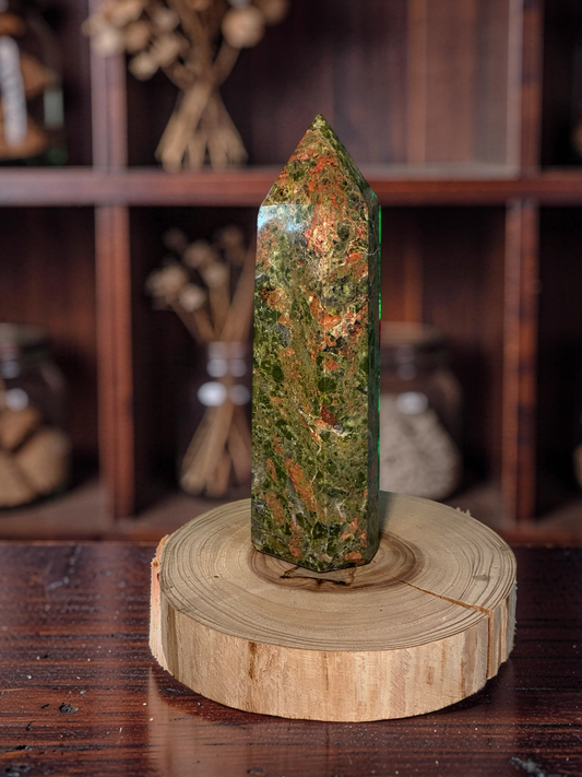 Unakite tower