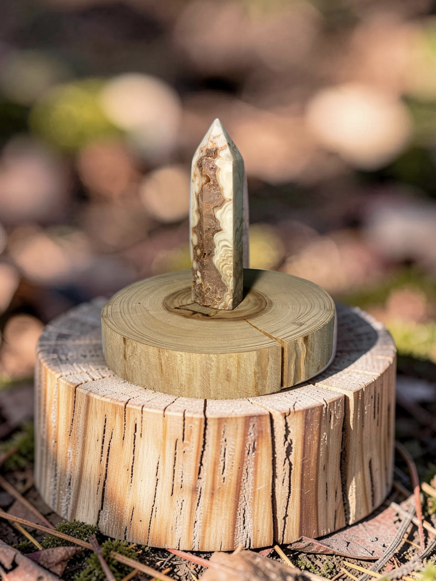 Lace Agate tower