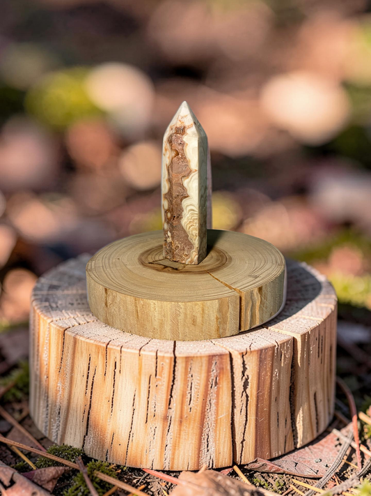 Lace Agate tower