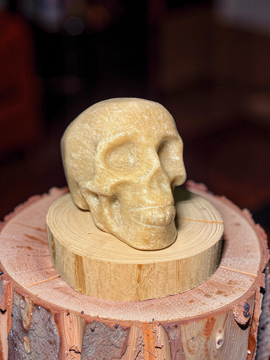 Moonstone skull
